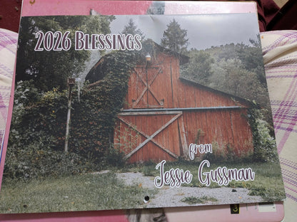 2026 Jessie Gussman Print Calendar
